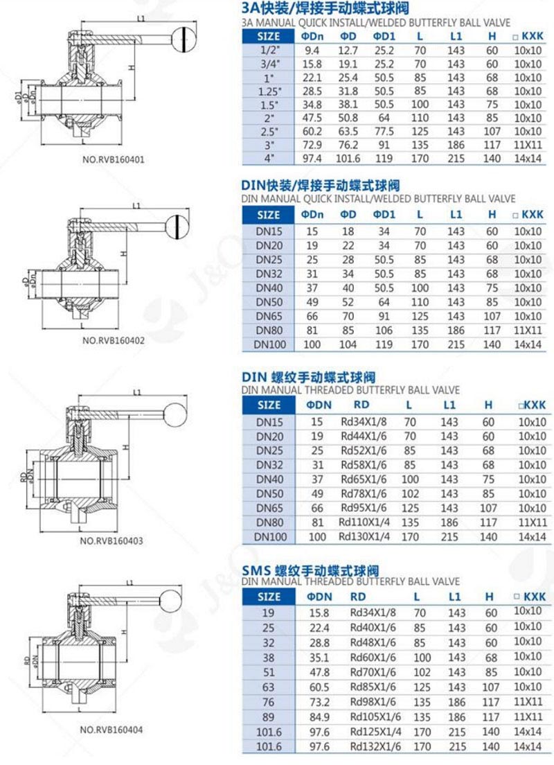 Sanitary Stainless Steel Pneumatic Butterfly Ball Valve With C Top China Butterfly Type Ball