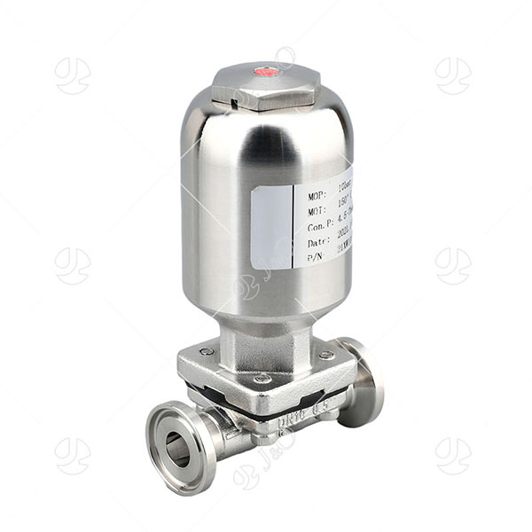 Sanitary Clamp Diaphragm Valve With Stainless Steel Pneumatic Actuator China Clamp Diaphragm