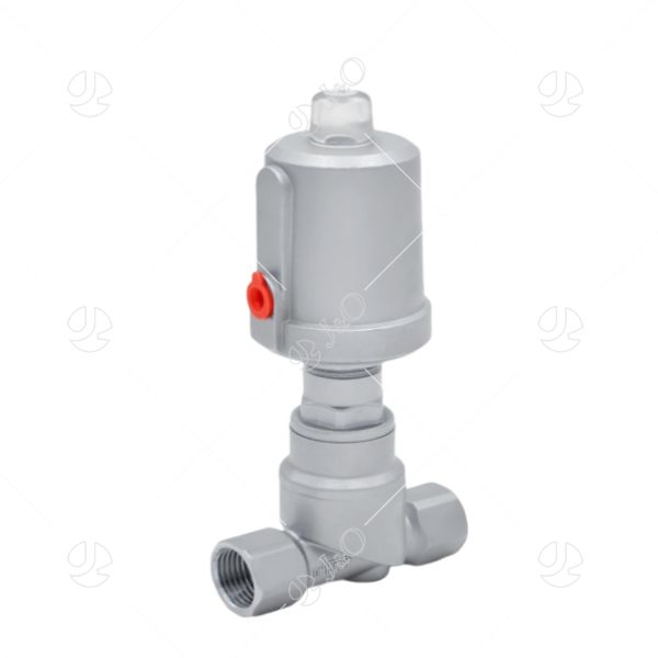 Stainless Steel T Type Straight Female Pneumatic Angle Seat Valve China T Type Angle Seat Valve 7534